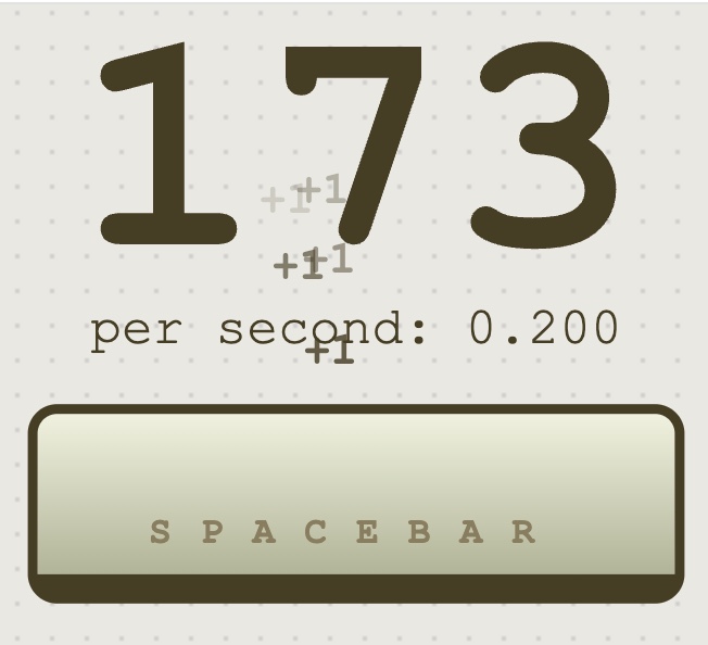 Spacebar Clicker